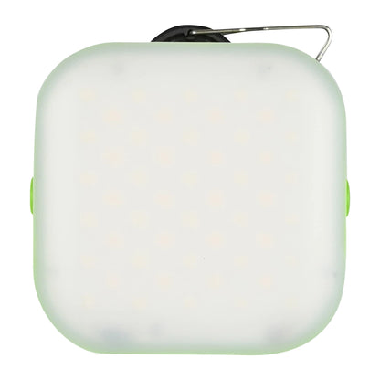 Luz de campismo solar LED com Powerbank – USB-C e controlo de cor