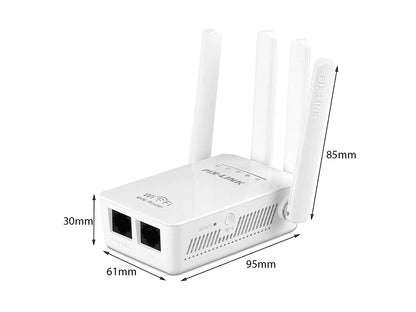 Mini Router e Repetidor de Sinal Wi-Fi Pix Link – Amplificador de Internet de 300 Mbps