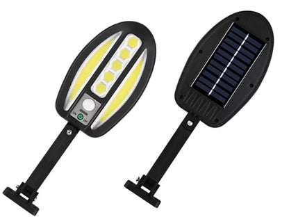 Luminária de segurança solar com 95 LEDs – Lâmpada com sensor de movimento de 90 W (IP67)