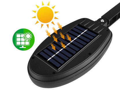 Luminária de segurança solar com 95 LEDs – Lâmpada com sensor de movimento de 90 W (IP67)