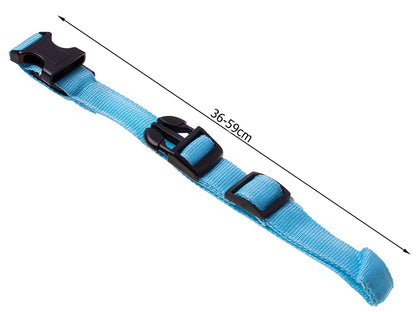 Collar de seguridad LED para mascotas (46-59 cm) – Pilas incluidas