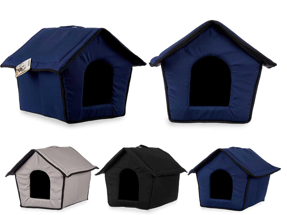 Cueva acolchada pequeña para mascotas: acogedora casa de espuma para perros y gatos