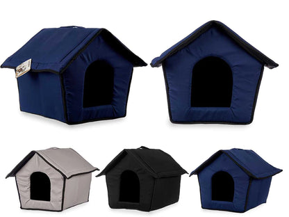 Cueva acolchada pequeña para mascotas: acogedora casa de espuma para perros y gatos