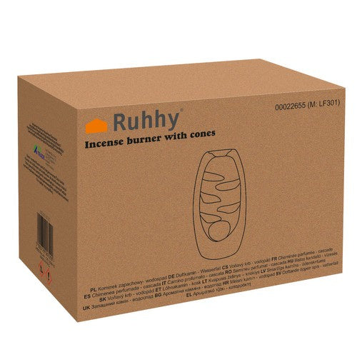 Porta-incenso em forma de cascata